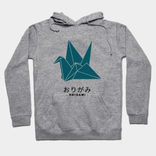 Paper art origami crane Hoodie